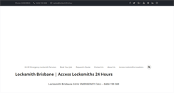 Desktop Screenshot of locksmith.id.au