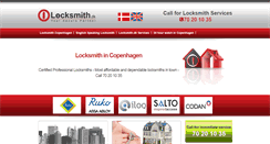 Desktop Screenshot of locksmith.dk